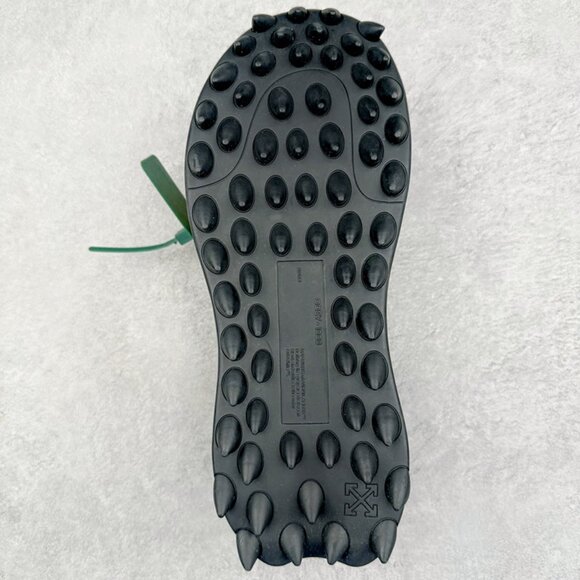 Off-White Odsy-1000 Platform Sawtooth Sneakers Black - Picture 9 of 9